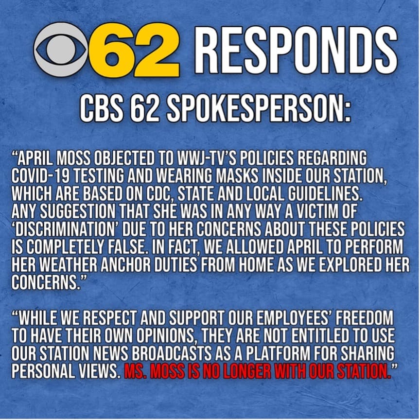 cbs statement april